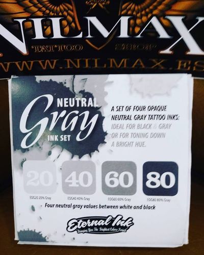 Kit de 4 colores Eternal Ink Neutral Gray - 30 ml -IVA INCLUIDO